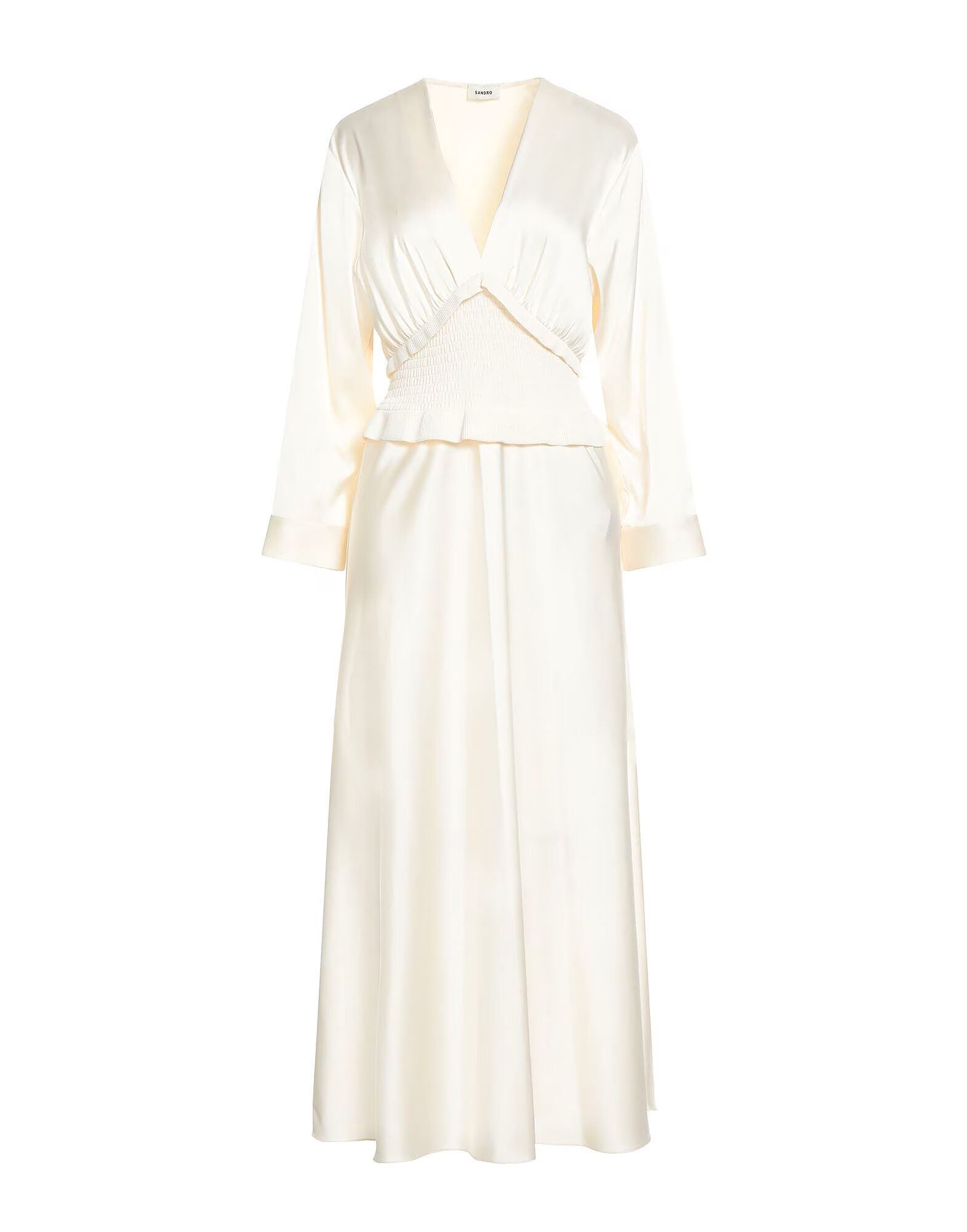 Макси платье Sandro, кремовый
Макси платье Sandro, кремовый