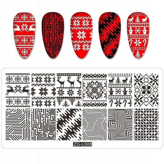 Пластина для штампа для ногтей, Tojato
Пластина для штампа для ногтей, Tojato