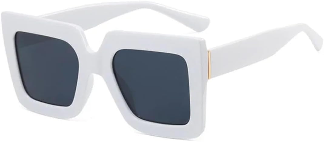 Модные женские солнцезащитные очки в крупной оправе, мужские солнцезащитные очки класса люкс для активного отдыха и спорта, очки для вождения с защитой от УФ-излучения UV400 VVTWSSW, White Gray
Модные женские солнцезащитные очки в крупной оправе, мужские солнцезащитные очки класса люкс для активного отдыха и спорта, очки для вождения с защитой от УФ-излучения UV400 VVTWSSW, White Gray