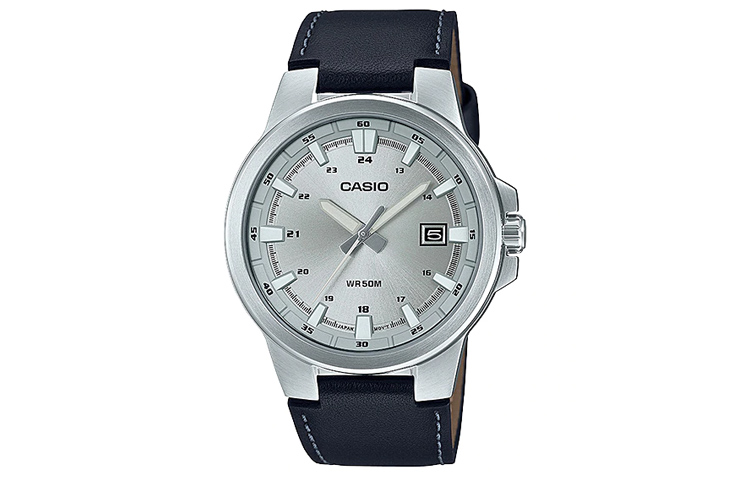 Мужские классические серебряные часы CASIO
Мужские классические серебряные часы CASIO