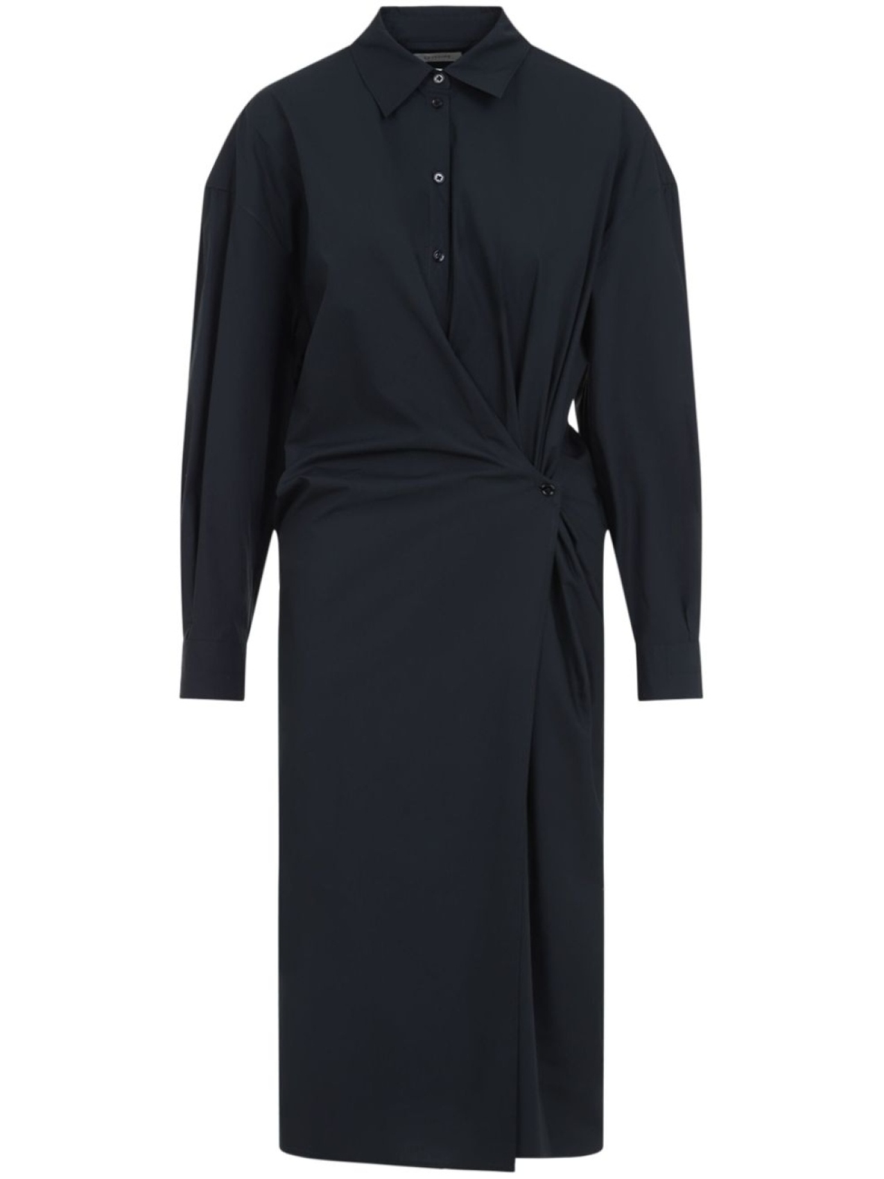 LEMAIRE драпированное платье миди, черный
LEMAIRE драпированное платье миди, черный