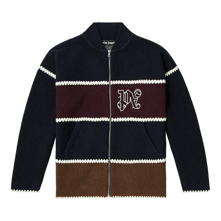 Куртка Palm Angels Monogram Striped Knit Jacket, Navy Blue
Куртка Palm Angels Monogram Striped Knit Jacket, Navy Blue