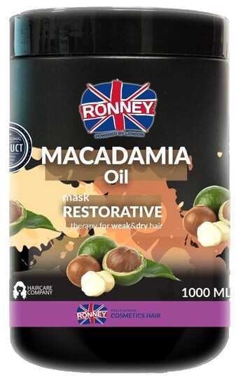 Восстанавливающая маска для волос с маслом макадамии, 1000 мл Ronney, Macadamia Oil
Восстанавливающая маска для волос с маслом макадамии, 1000 мл Ronney, Macadamia Oil
