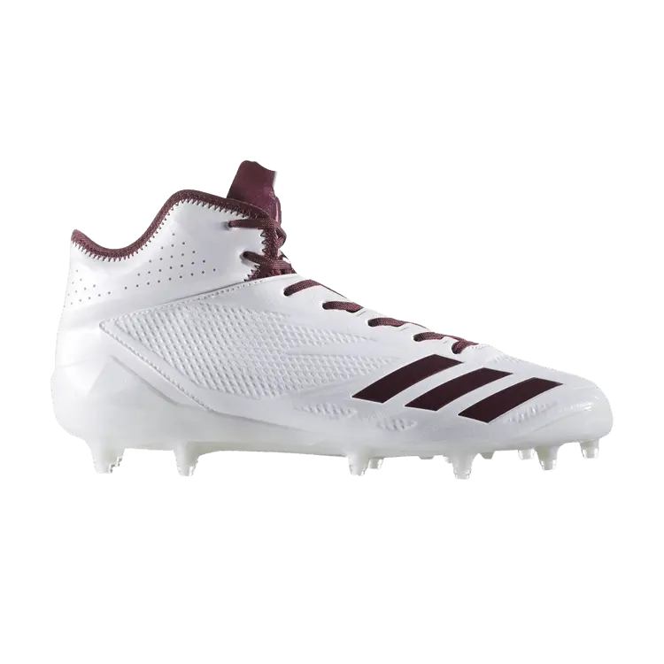 Бутсы adidas Adizero 5-Star 6.0 Mid 'White Maroon', белый 
Бутсы adidas Adizero 5-Star 6.0 Mid 'White Maroon', белый