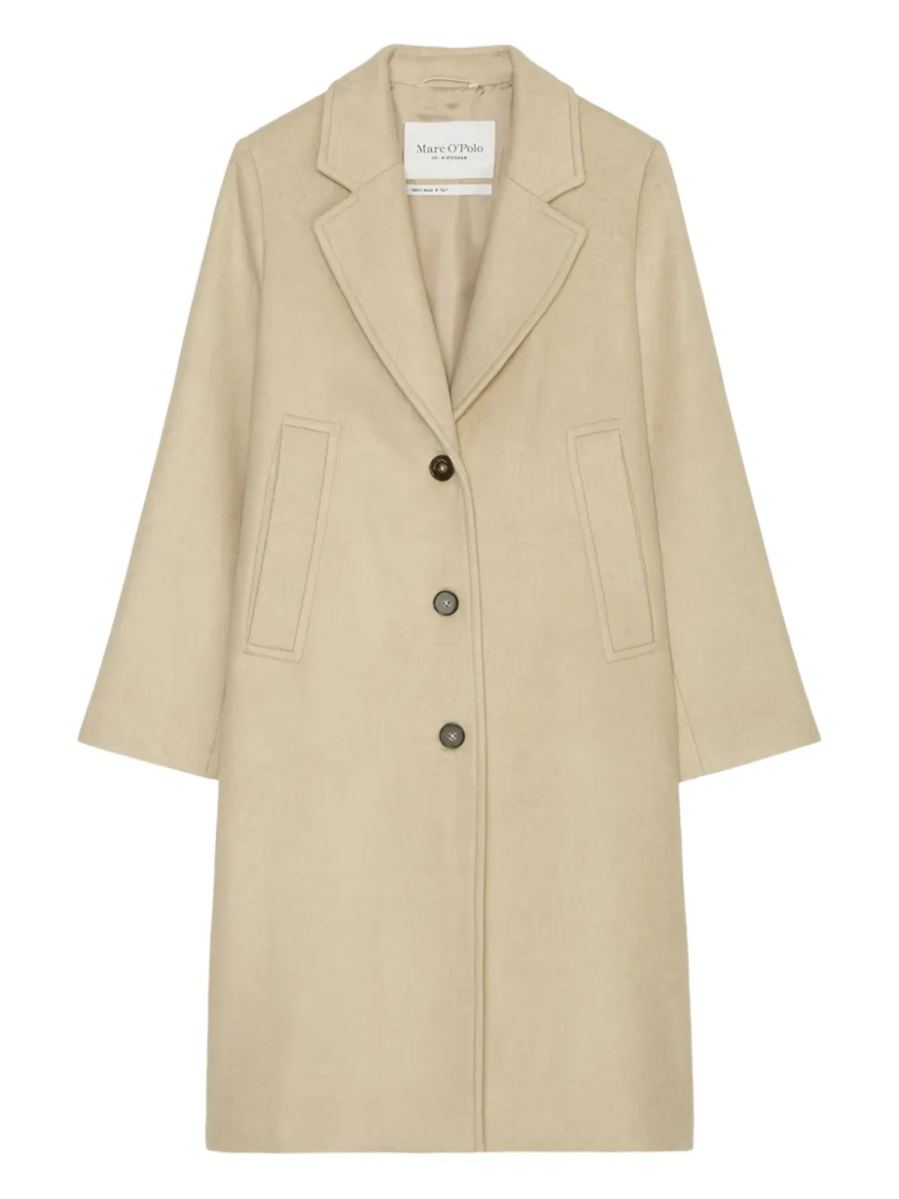 Marc O'Polo однобортное пальто, нейтральный
Marc O'Polo однобортное пальто, нейтральный