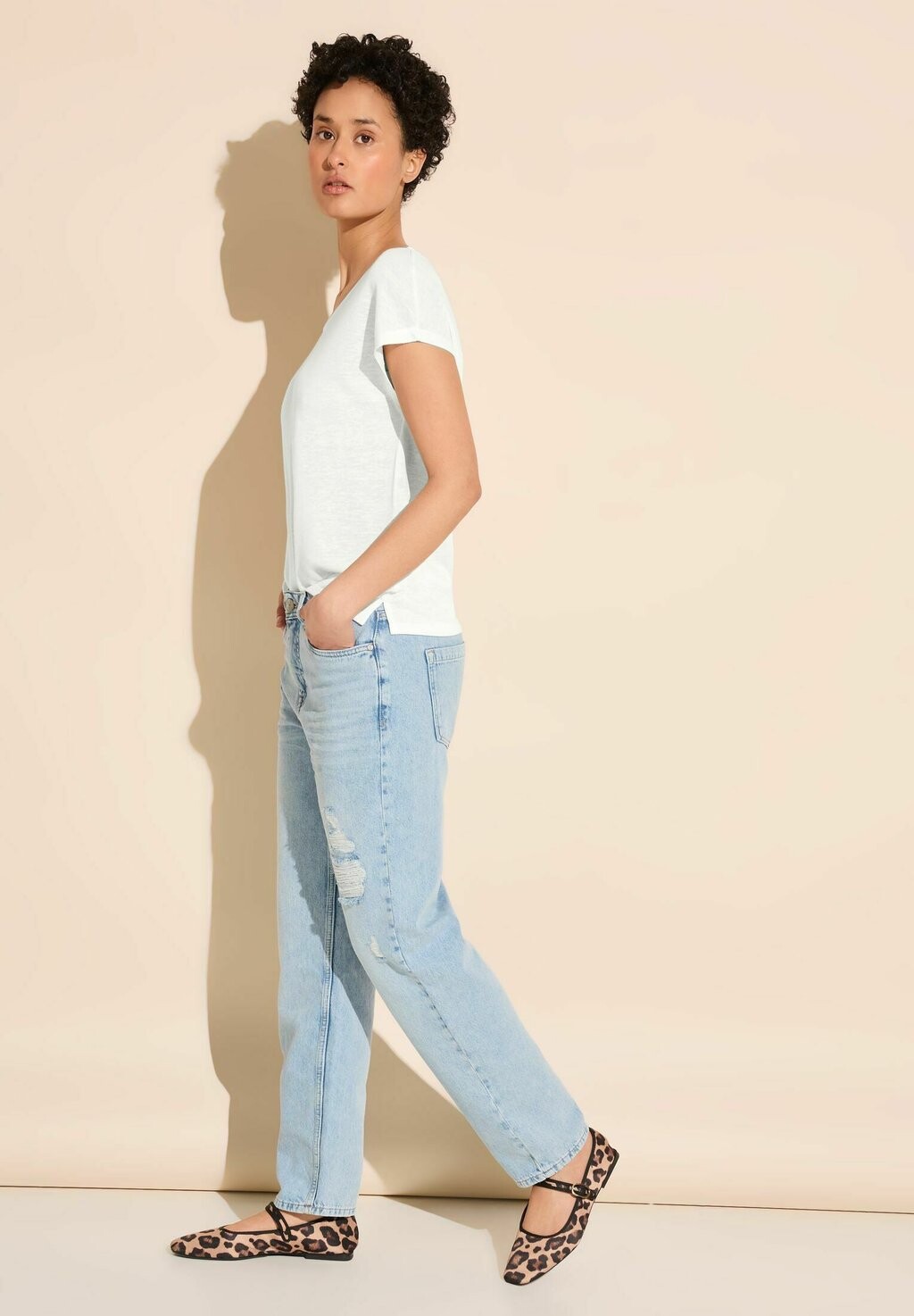 Футболка базовая Street One, белая
Футболка базовая Street One, белая