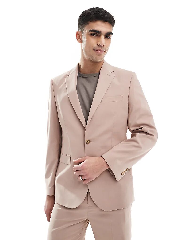 Узкий пиджак ASOS DESIGN пыльно-розового цвета
Узкий пиджак ASOS DESIGN пыльно-розового цвета