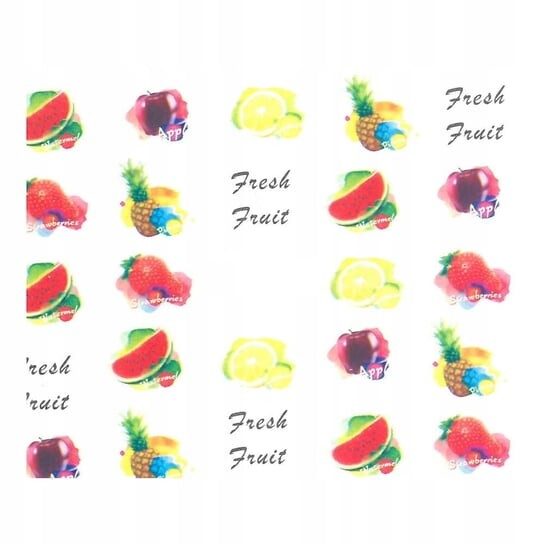 Водные наклейки для ногтей № BN 830 фрукты, AllePaznokcie
Водные наклейки для ногтей № BN 830 фрукты, AllePaznokcie