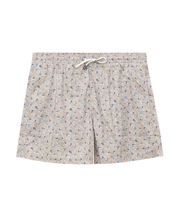 Бежевые боксерские шорты с синим принтом Canali, бежевый
Бежевые боксерские шорты с синим принтом Canali, бежевый