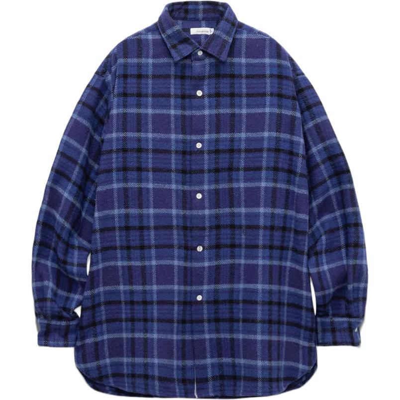 Тяжелая фланелевая рубашка FW25 Unisex Nanamica, синий
Тяжелая фланелевая рубашка FW25 Unisex Nanamica, синий