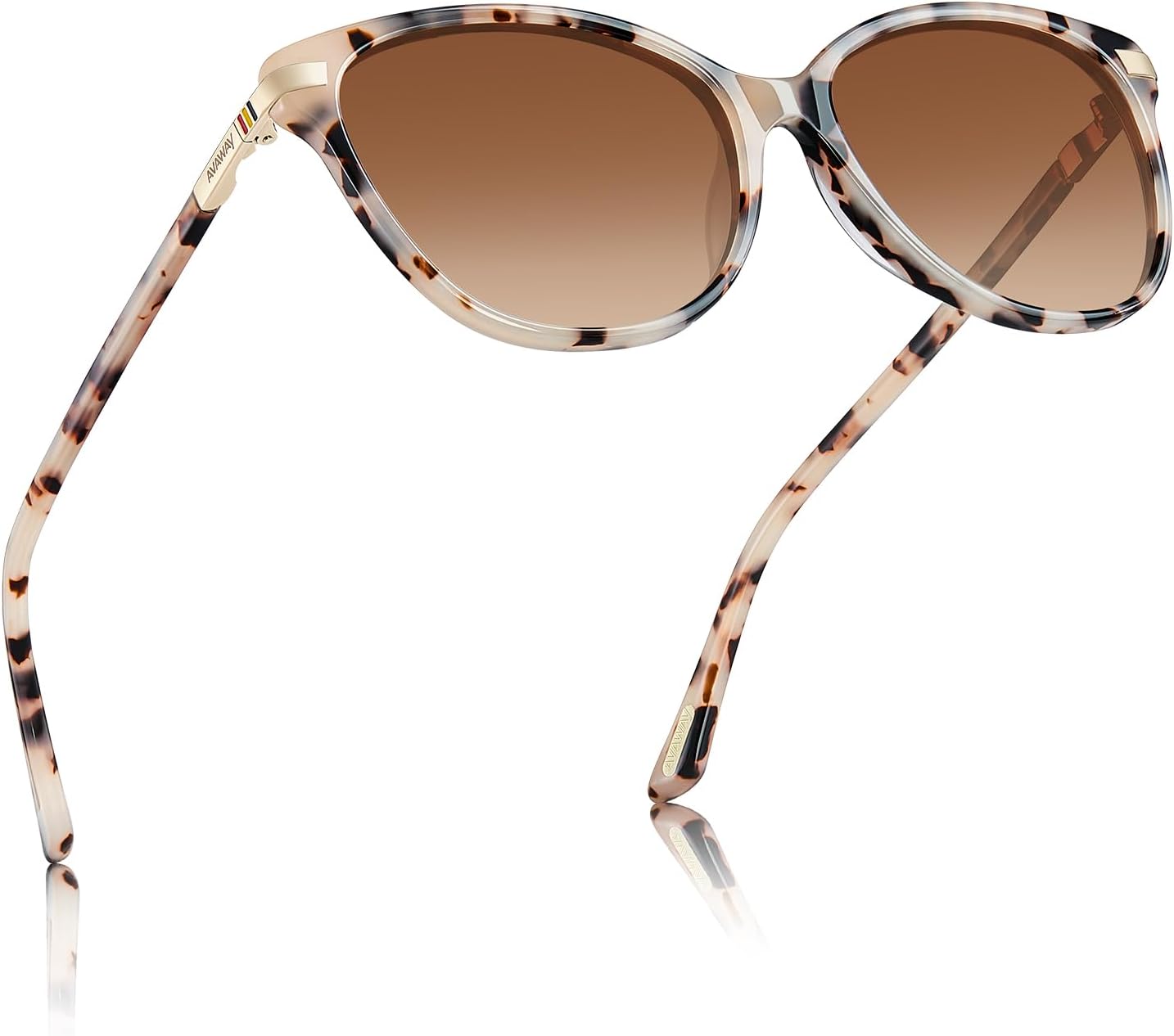 Женские солнцезащитные очки AVAWAY «кошачий глаз» с поляризацией - стильная оправа из ацетата с защитой от УФ-излучения UV400 для вождения, путешествий и летних прогулок, A5: Pink Tortoise + Gradient Brown Lens
Женские солнцезащитные очки AVAWAY «кошачий глаз» с поляризацией - стильная оправа из ацетата с защитой от УФ-излучения UV400 для вождения, путешествий и летних прогулок, A5: Pink Tortoise + Gradient Brown Lens
