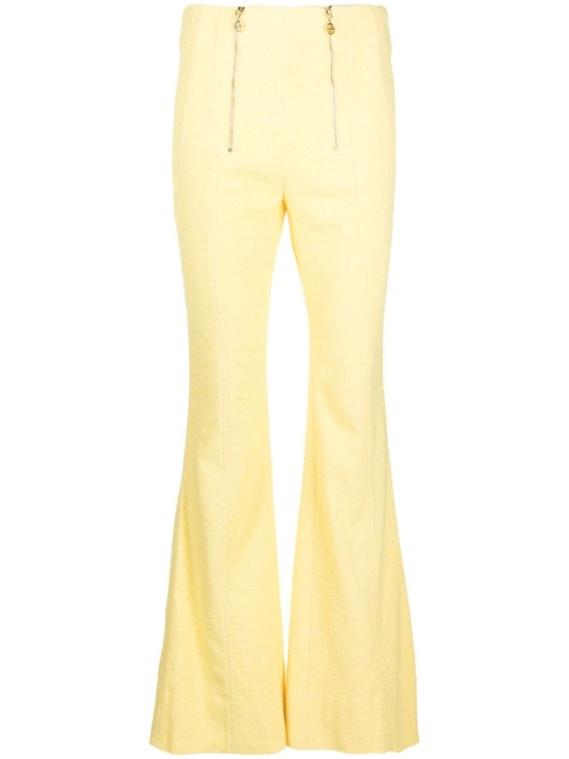 Patou расклешенные брюки с молниями, желтый
Patou расклешенные брюки с молниями, желтый