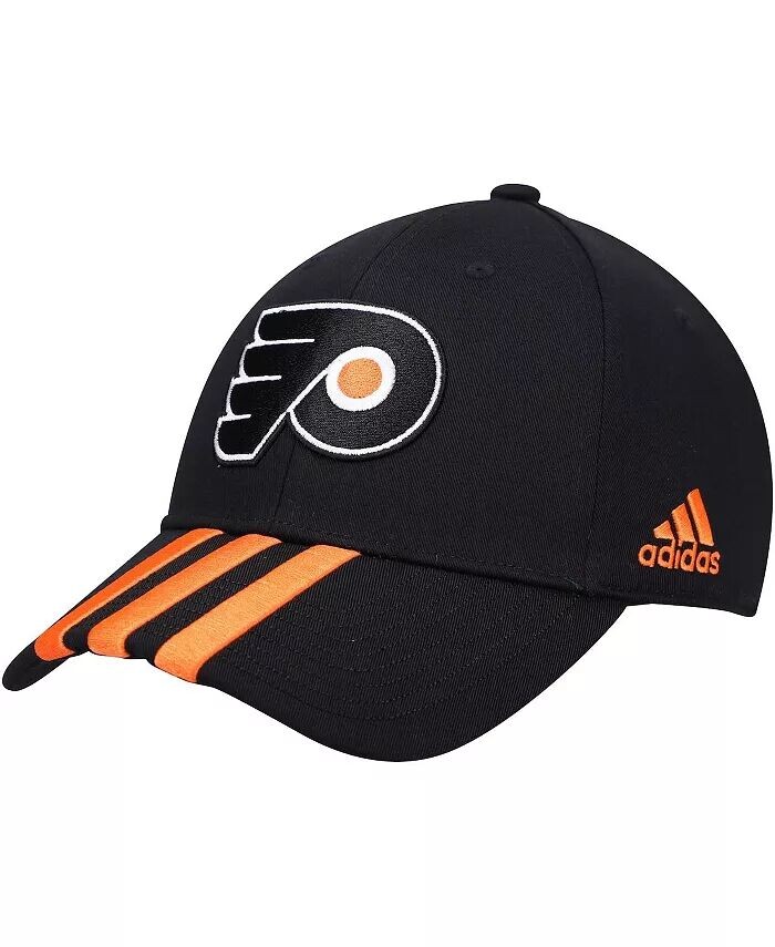 Мужская черная регулируемая кепка с тремя полосками в раздевалке Philadelphia Flyers Adidas
Мужская черная регулируемая кепка с тремя полосками в раздевалке Philadelphia Flyers Adidas