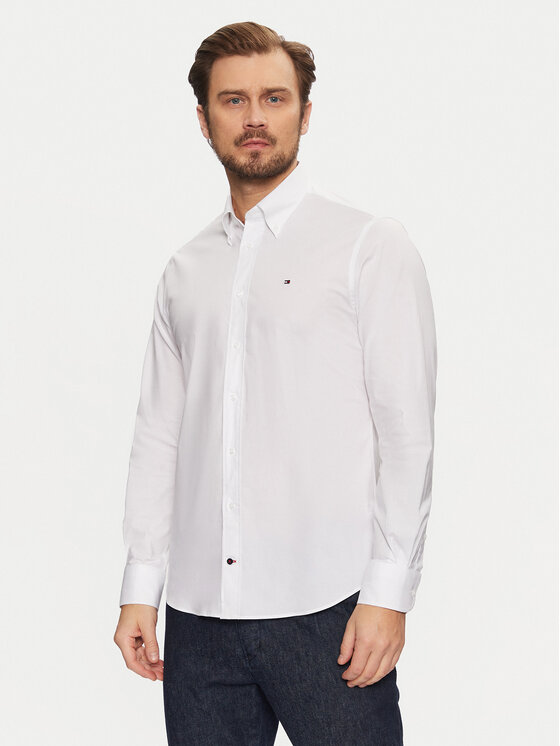 Рубашка обычного кроя MW0MW37595 Tommy Hilfiger, белый
Рубашка обычного кроя MW0MW37595 Tommy Hilfiger, белый