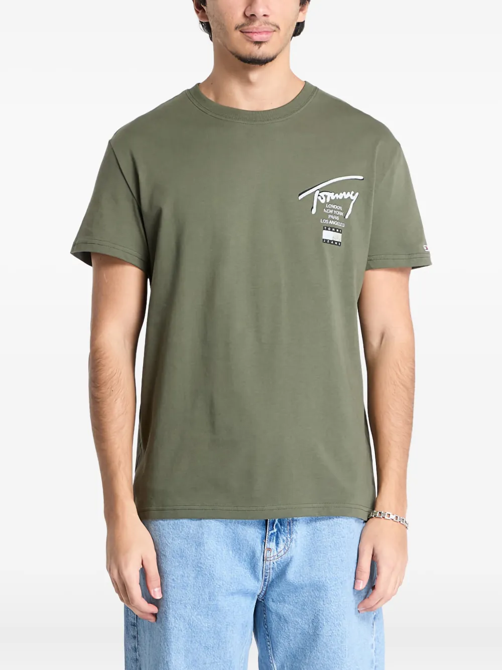 Футболка с круглым вырезом Tommy Jeans, зеленый
Футболка с круглым вырезом Tommy Jeans, зеленый