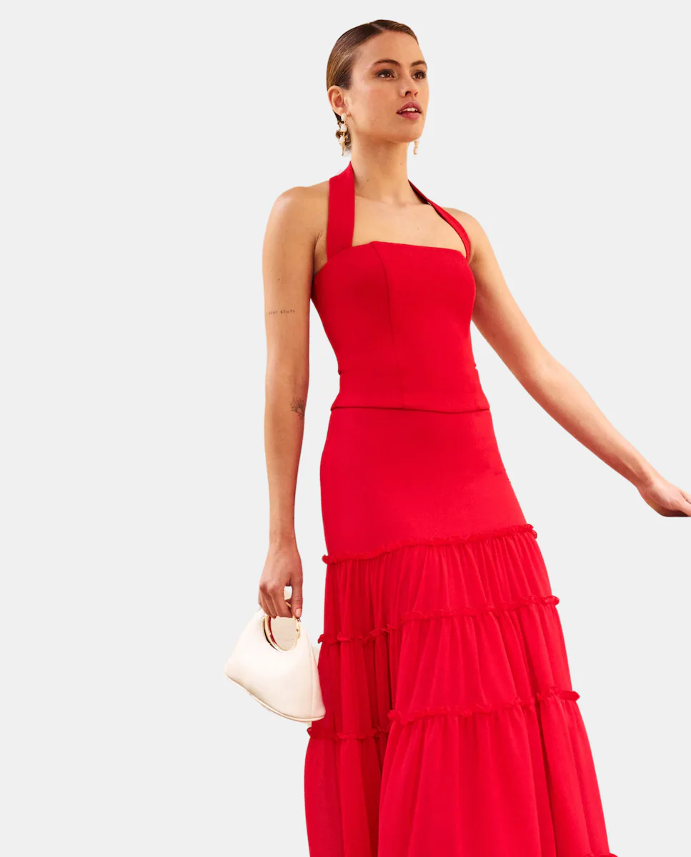 Женский топ прямого кроя с застежкой у горловины MIPHAI, красный
Женский топ прямого кроя с застежкой у горловины MIPHAI, красный