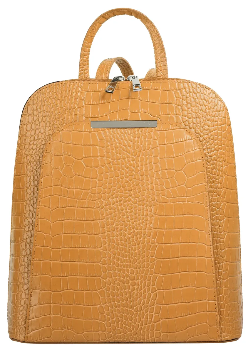 Городской рюкзак Cluty, натуральная кожа, производство Италия, желтый
Городской рюкзак Cluty, натуральная кожа, производство Италия, желтый