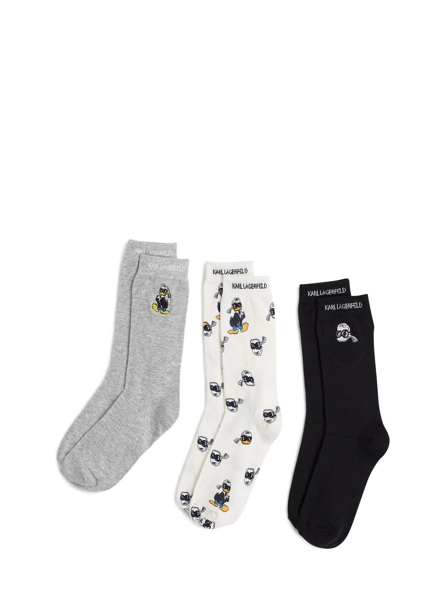 Носки Karl Lagerfeld Disney X Print, цвет Grey/Black/White
Носки Karl Lagerfeld Disney X Print, цвет Grey/Black/White
