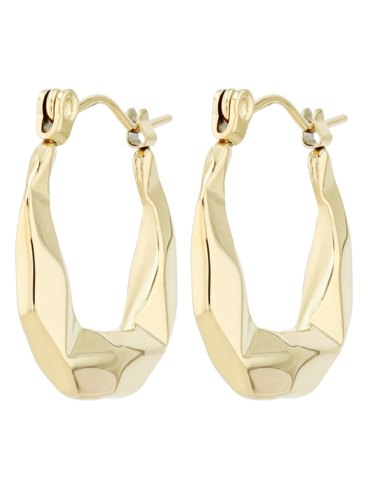 Adeliás Женские серьги - серьги-кольца на шарнирах из нержавеющей стали с золотым покрытием
Adeliás Женские серьги - серьги-кольца на шарнирах из нержавеющей стали с золотым покрытием