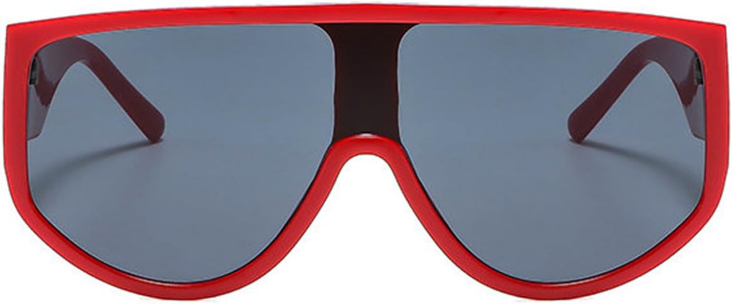 Солнцезащитные очки Willochra в футуристическом прямоугольном стиле, увеличенного размера, для женщин и мужчин, с плоской верхней частью, цельные, квадратные, солнцезащитные очки, C2
Солнцезащитные очки Willochra в футуристическом прямоугольном стиле, увеличенного размера, для женщин и мужчин, с плоской верхней частью, цельные, квадратные, солнцезащитные очки, C2