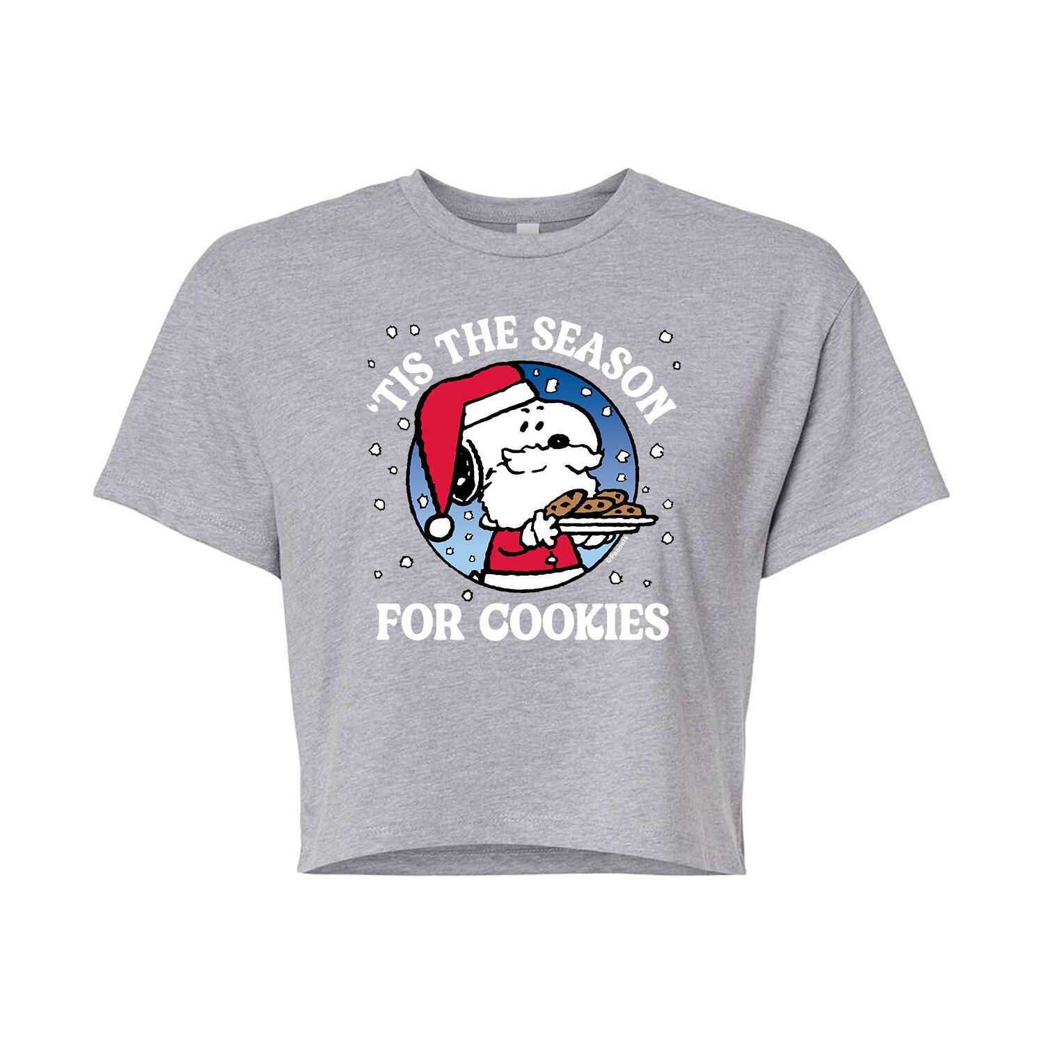 Укороченная футболка с рисунком Juniors' Peanuts Cookies Licensed Character
Укороченная футболка с рисунком Juniors' Peanuts Cookies Licensed Character