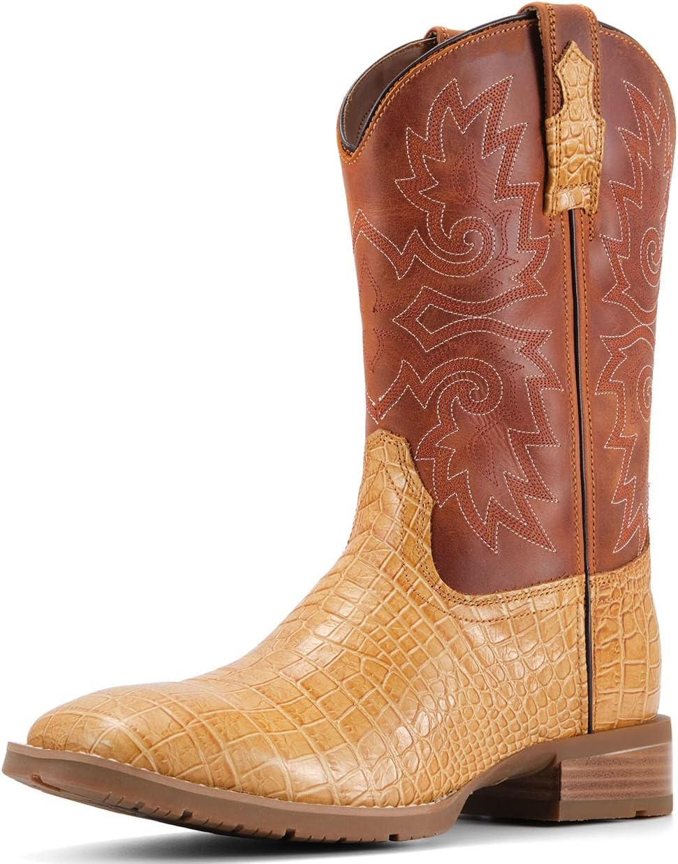 Мужские сапоги SUREWAY Caiman Cowboy - мужские вестерн-сапоги с квадратным носком, масло- и скользкоустойчивые, прочные, модные классические сапоги-ботфорты высотой 25 см, сапоги с мягким носком, Tan Caiman Belly
Мужские сапоги SUREWAY Caiman Cowboy - мужские вестерн-сапоги с квадратным носком, масло- и скользкоустойчивые, прочные, модные классические сапоги-ботфорты высотой 25 см, сапоги с мягким носком, Tan Caiman Belly