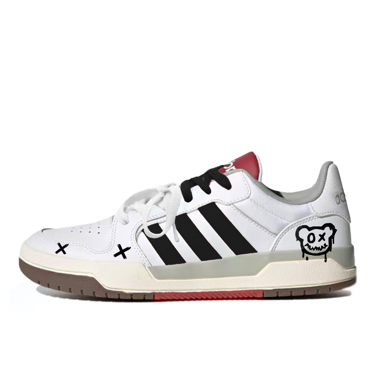 Кроссовки для скейтбординга Entrap Graffiti Bear с низким верхом, устойчивые к истиранию, унисекс Adidas Neo, черный белый красный
Кроссовки для скейтбординга Entrap Graffiti Bear с низким верхом, устойчивые к истиранию, унисекс Adidas Neo, черный белый красный