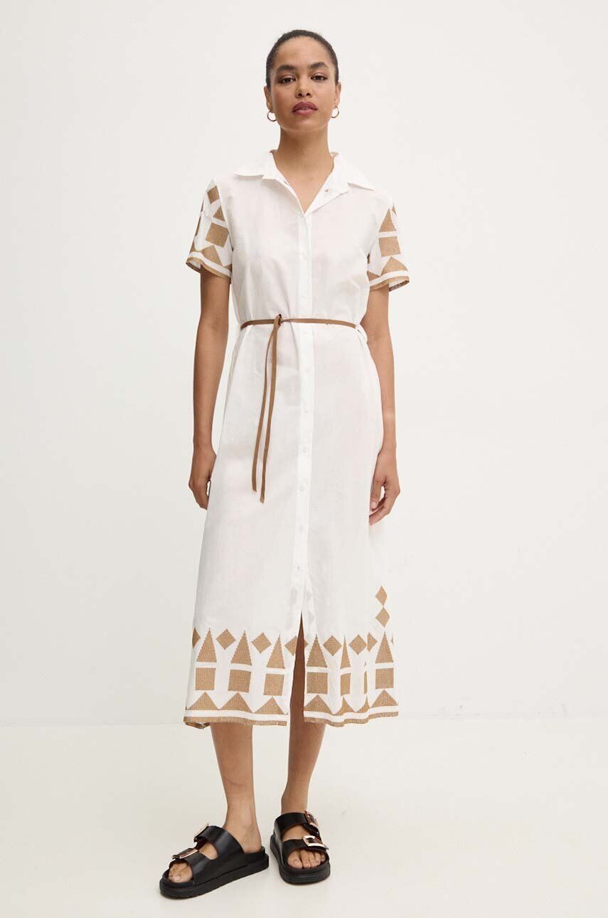 Хлопковое платье Answear Lab, белый
Хлопковое платье Answear Lab, белый