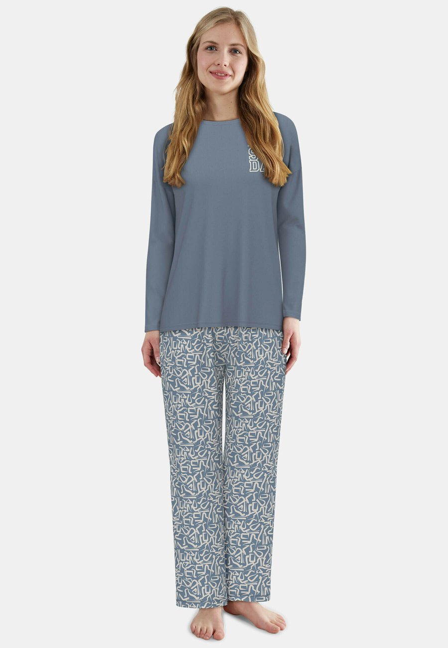 Пижамный комплект TOM TAILOR SET, Blau Mittel Allover/Blue
Пижамный комплект TOM TAILOR SET, Blau Mittel Allover/Blue