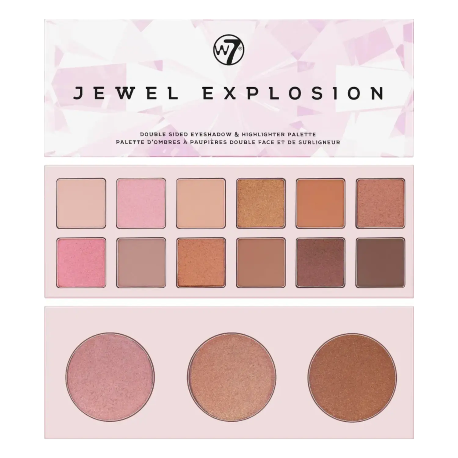 Палетка для макияжа W7 Jewel Explosion, 26 гр
Палетка для макияжа W7 Jewel Explosion, 26 гр