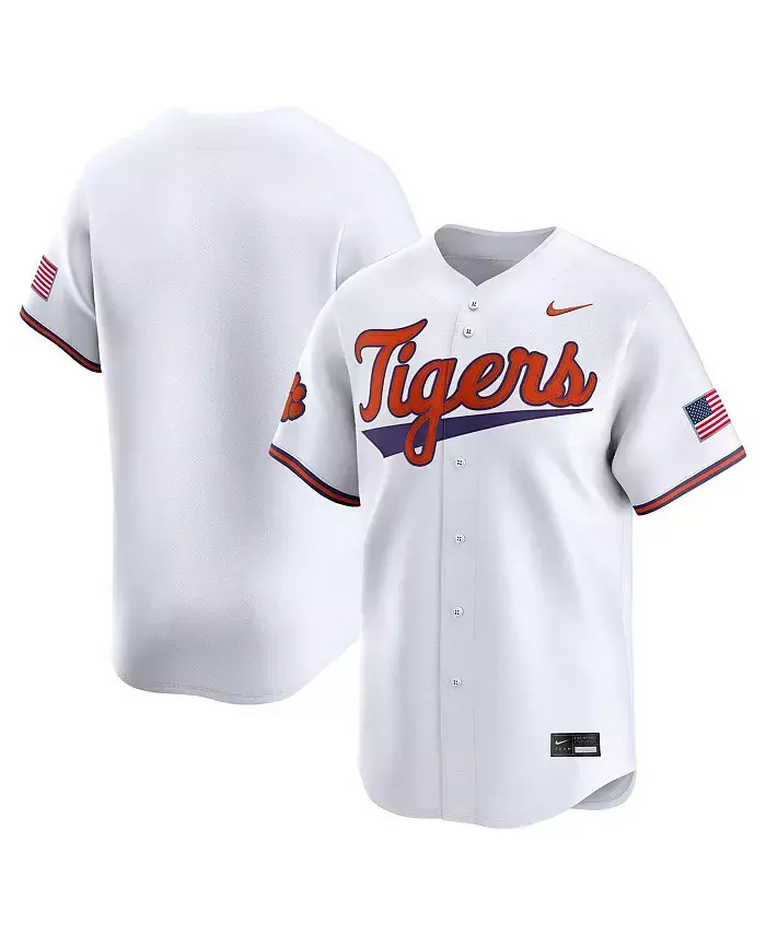 Мужская белая бейсбольная джерси Clemson Tigers College Limited Nike
Мужская белая бейсбольная джерси Clemson Tigers College Limited Nike