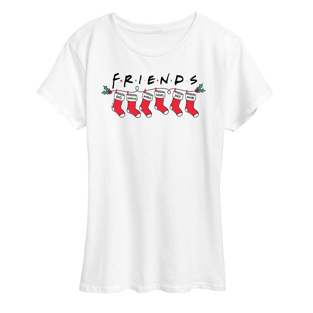 Женская футболка с рождественскими чулками и рисунком «Друзья» Licensed Character, белый
Женская футболка с рождественскими чулками и рисунком «Друзья» Licensed Character, белый