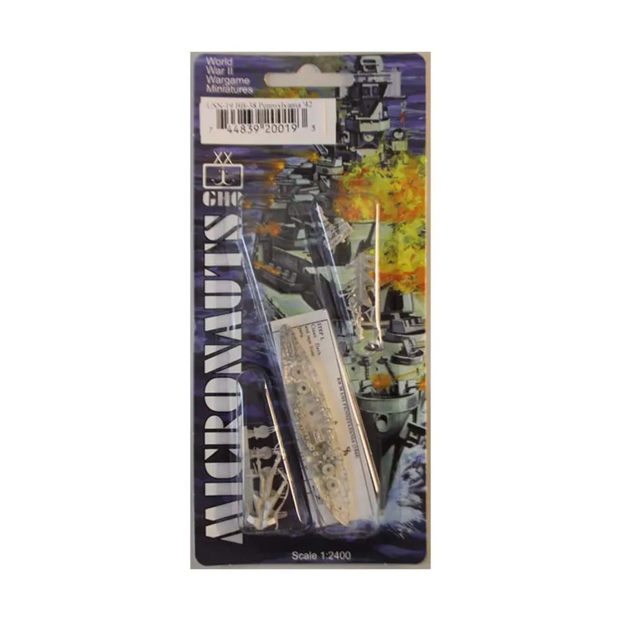 ББ-38 Пенсильвания - 1942 г., Micronauts - WWII United States - Capital Ships (1:2400)
ББ-38 Пенсильвания - 1942 г., Micronauts - WWII United States - Capital Ships (1:2400)