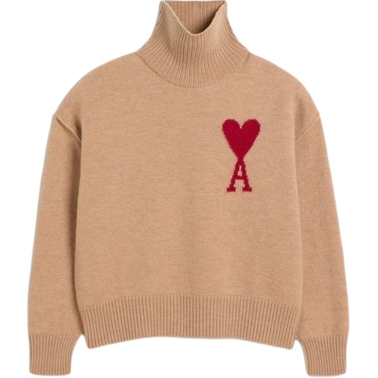 Ами Парис Ами Де Кёр Логотип Интарсия Вязаный Свитер AMIPARIS, Верблюжий
Ами Парис Ами Де Кёр Логотип Интарсия Вязаный Свитер AMIPARIS, Верблюжий