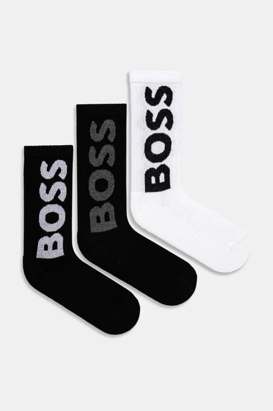 3 пары носков Boss, черный
3 пары носков Boss, черный