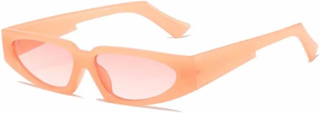 Модные солнцезащитные очки в форме «кошачий глаз» с треугольной узкой оправой для женщин, популярные среди мужчин и мужчин, для путешествий, конфетные цвета, защита от УФ-излучения UV400 TVTBBVV, Jelly Orange Pink
Модные солнцезащитные очки в форме «кошачий глаз» с треугольной узкой оправой для женщин, популярные среди мужчин и мужчин, для путешествий, конфетные цвета, защита от УФ-излучения UV400 TVTBBVV, Jelly Orange Pink