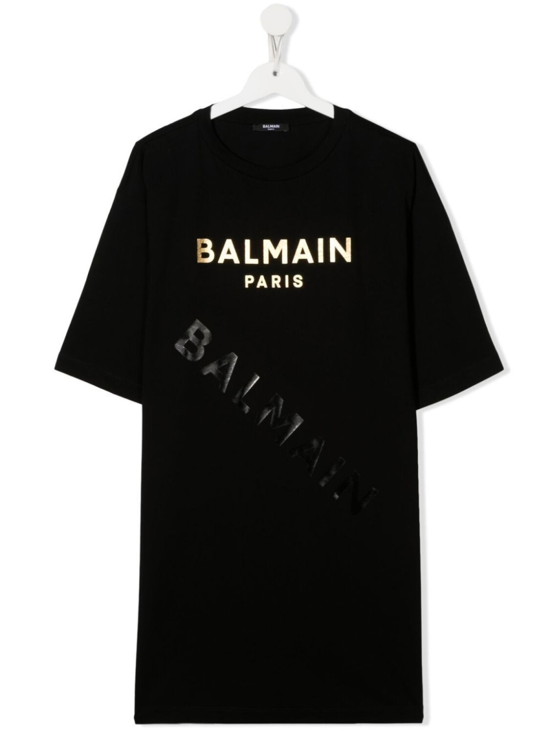 Balmain Kids платье-футболка с логотипом, черный
Balmain Kids платье-футболка с логотипом, черный