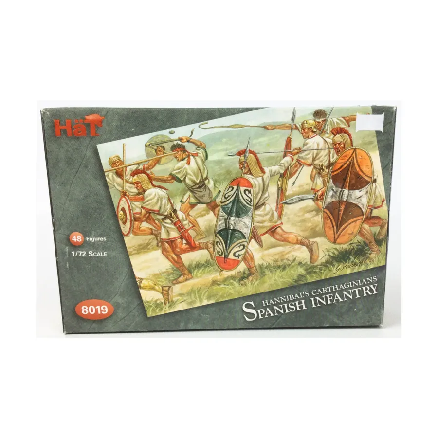 Карфагеняне Ганнибала - испанская пехота, Historical Plastic Military Figures - Ancient (1:72) (Hat Industries)