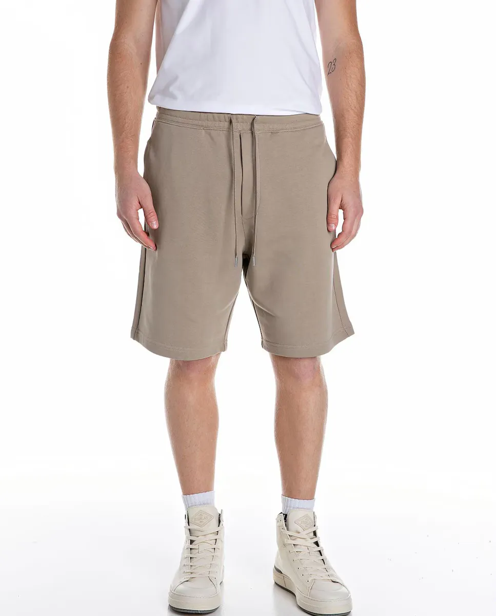 Мужские спортивные шорты с карманами Replay, светло-коричневый 
Мужские спортивные шорты с карманами Replay, светло-коричневый