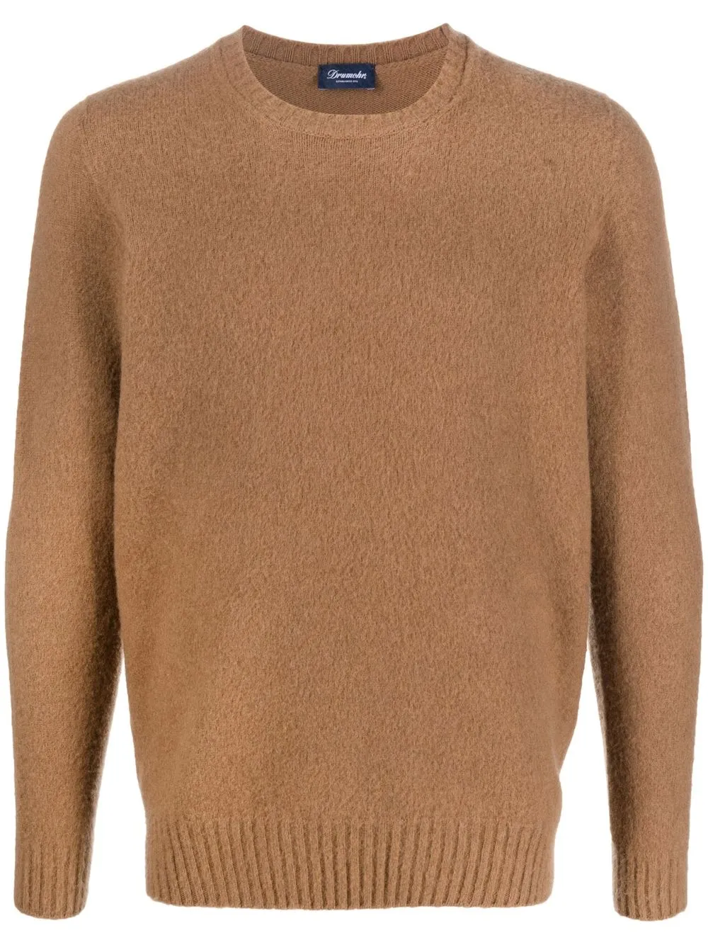 Шерстяной джемпер с круглым вырезом Drumohr, коричневый
Шерстяной джемпер с круглым вырезом Drumohr, коричневый