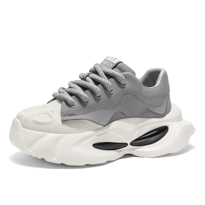 GOBLIN SHARKS 1759 Антискользящие и износостойкие массивные низкие кроссовки для мужчин с эффектом увеличения роста серые, цвет Gray
GOBLIN SHARKS 1759 Антискользящие и износостойкие массивные низкие кроссовки для мужчин с эффектом увеличения роста серые, цвет Gray