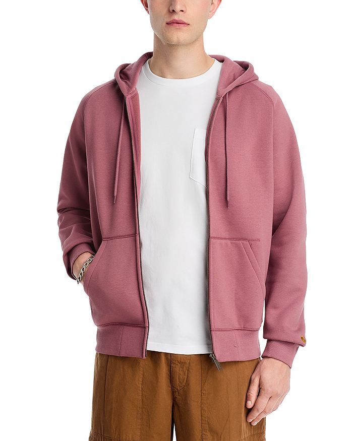 Толстовка с капюшоном Carhartt Chase с застежкой-молнией спереди Carhartt WIP, розовый 
Толстовка с капюшоном Carhartt Chase с застежкой-молнией спереди Carhartt WIP, розовый