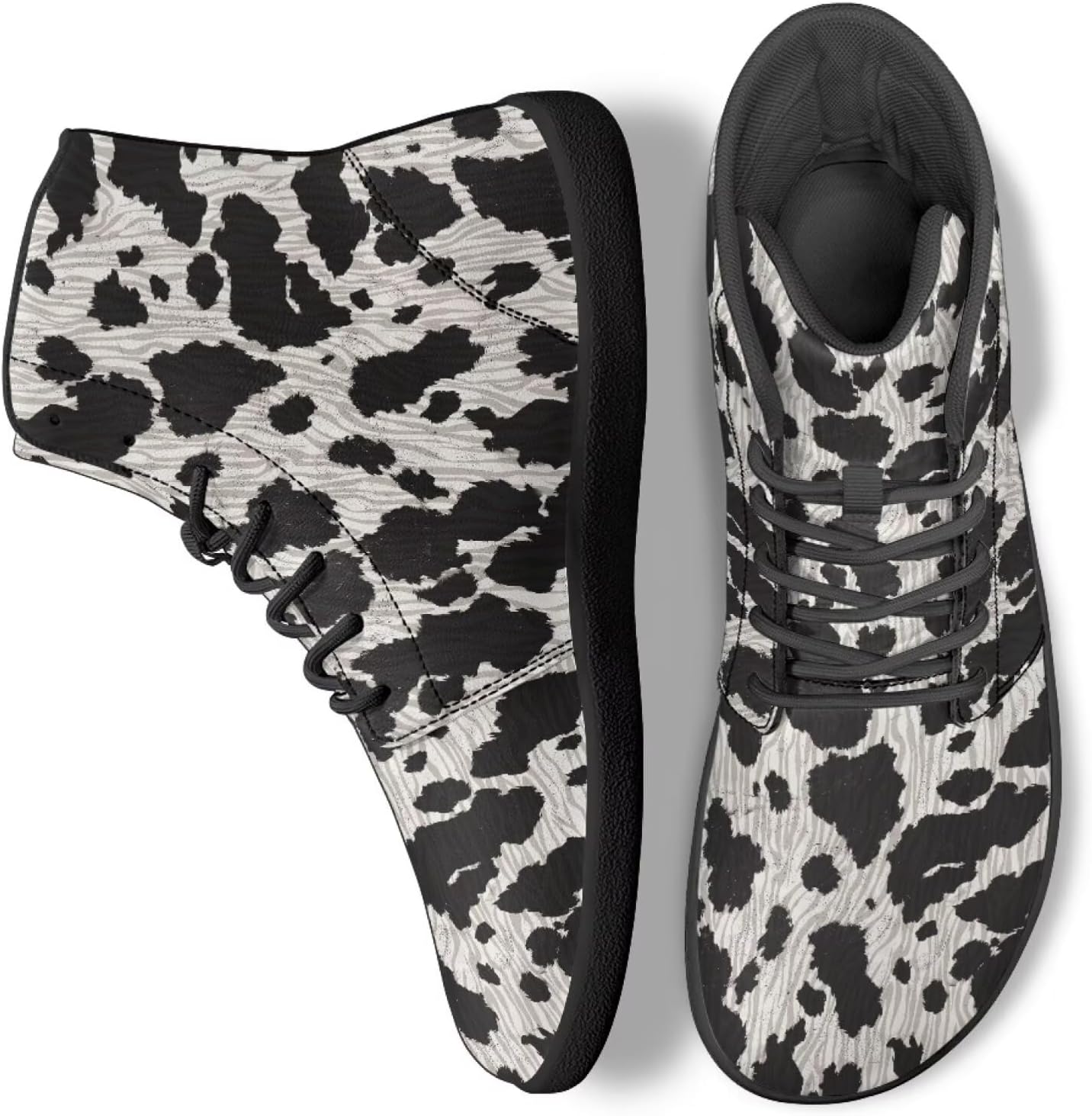 Кроссовки Binienty для женщин и мужчин с высоким верхом, с широким носком, минималистичные, босоножки, шнуровка, трейловый бег, Cow Print & Zebra Print
Кроссовки Binienty для женщин и мужчин с высоким верхом, с широким носком, минималистичные, босоножки, шнуровка, трейловый бег, Cow Print & Zebra Print