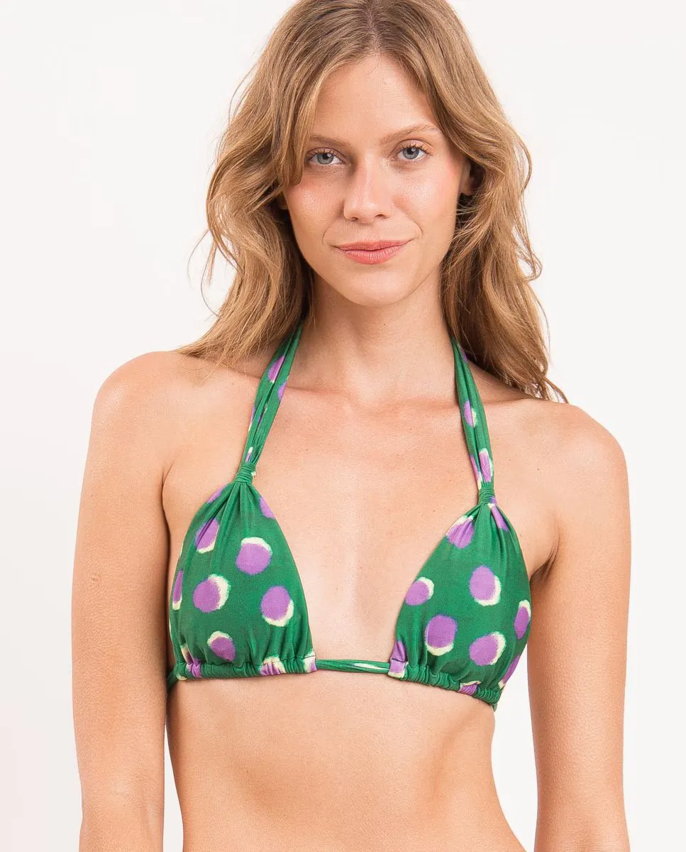 Лиф бикини с вырезом халтер и принтом на подкладке Río de Sol, зеленый
Лиф бикини с вырезом халтер и принтом на подкладке Río de Sol, зеленый