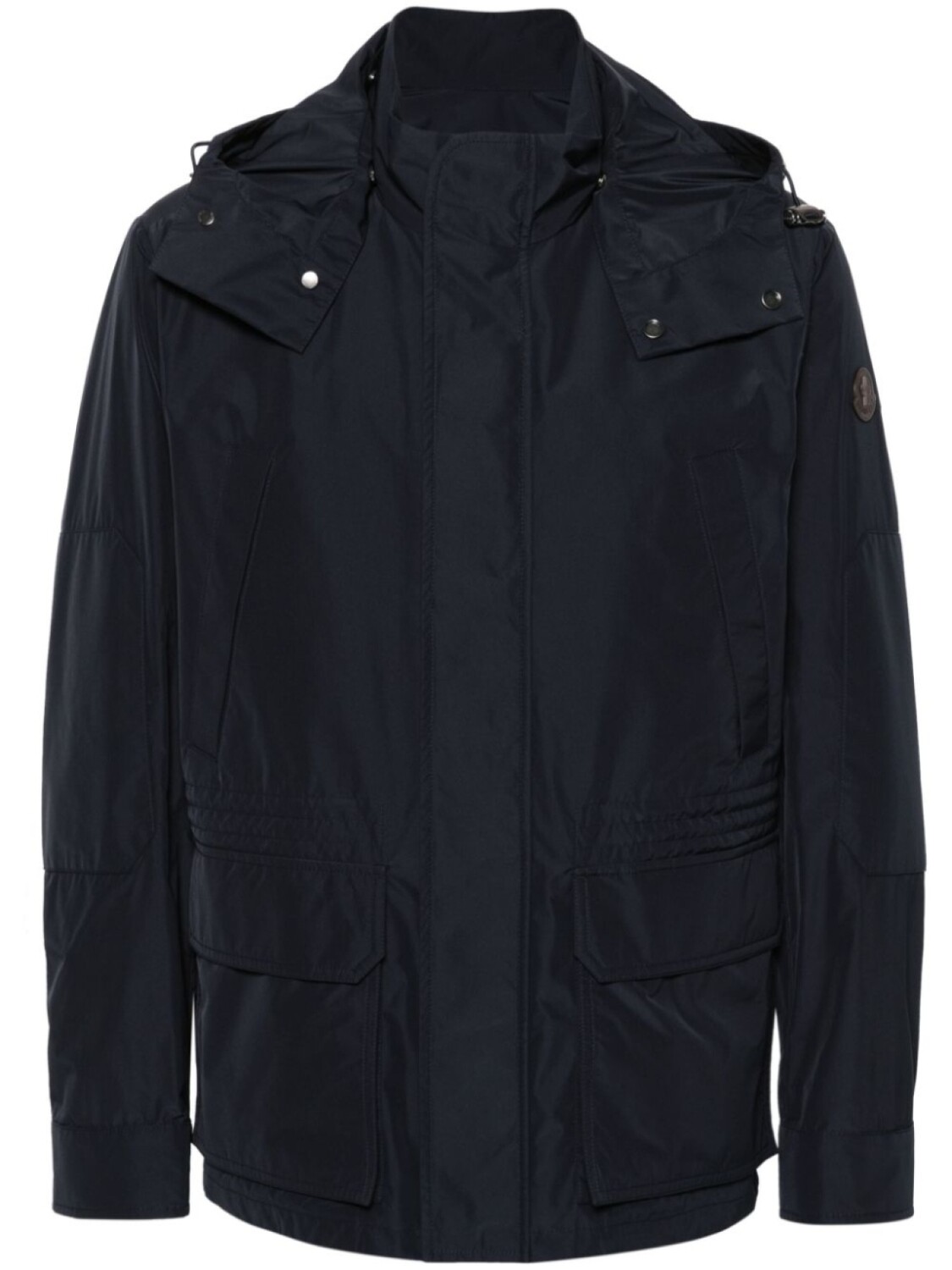 Moncler непромокаемая куртка с капюшоном, синий 
Moncler непромокаемая куртка с капюшоном, синий