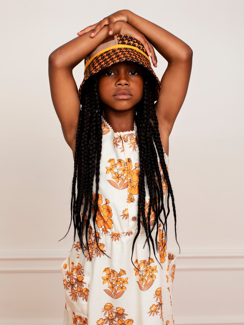 Платье из принтованного хлопка Mini Rodini, бежевый
Платье из принтованного хлопка Mini Rodini, бежевый