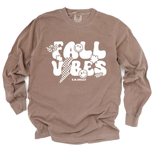 SWSmiley fall vibes lightning - женская футболка с длинным рукавом и принтом, окрашенная в стиле garment dyed Simply Sage Market, Espresso, Зеленый, SWSmiley fall vibes lightning - женская футболка с длинным рукавом и принтом, окрашенная в стиле garment d
SWSmiley fall vibes lightning - женская футболка с длинным рукавом и принтом, окрашенная в стиле garment dyed Simply Sage Market, Espresso, Зеленый, SWSmiley fall vibes lightning - женская футболка с длинным рукавом и принтом, окрашенная в стиле garment d