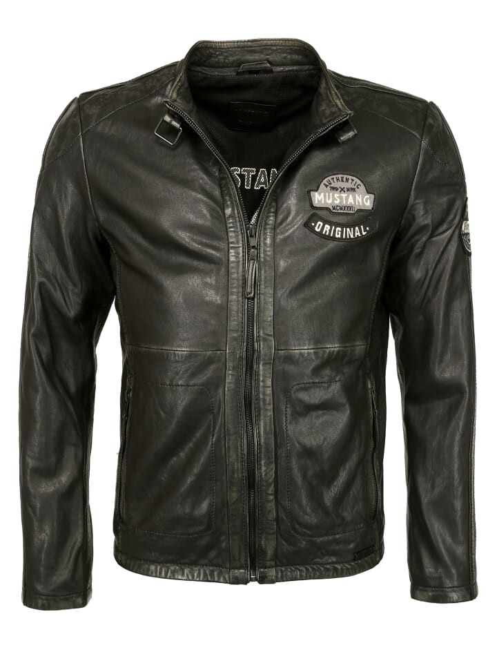 Кожаная куртка Mustang 31020185, черный 
Кожаная куртка Mustang 31020185, черный