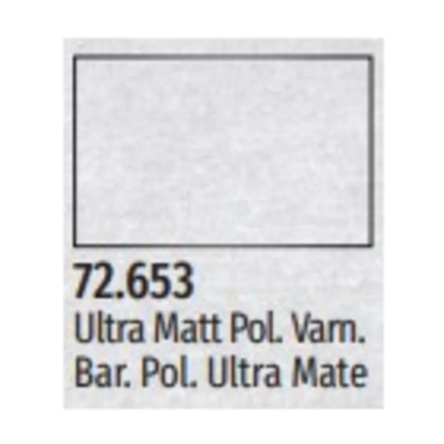 Ультраматовый полиуретановый лак (18 мл), Auxiliaries (Vallejo)
Ультраматовый полиуретановый лак (18 мл), Auxiliaries (Vallejo)