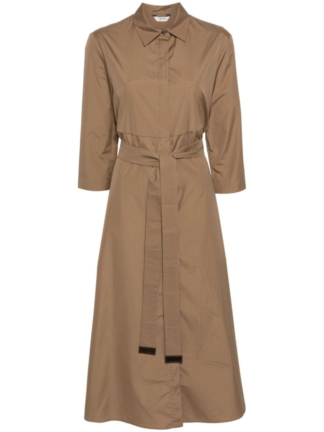 'S Max Mara платье-рубашка А-силуэта, коричневый
'S Max Mara платье-рубашка А-силуэта, коричневый